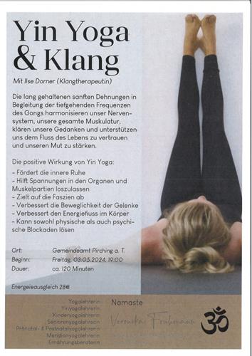 Yin Yoga & Klang